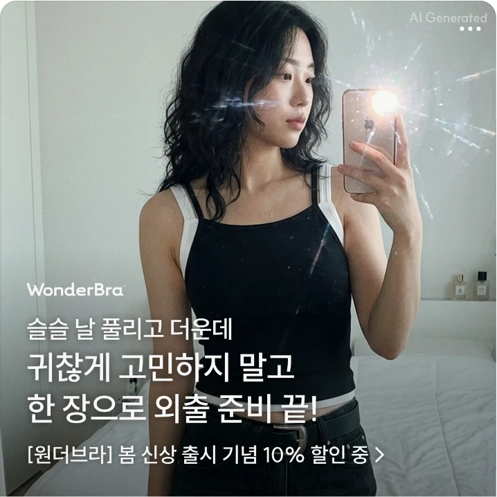 패션/스포츠 박스형 배너 광고 디자인 레퍼런스