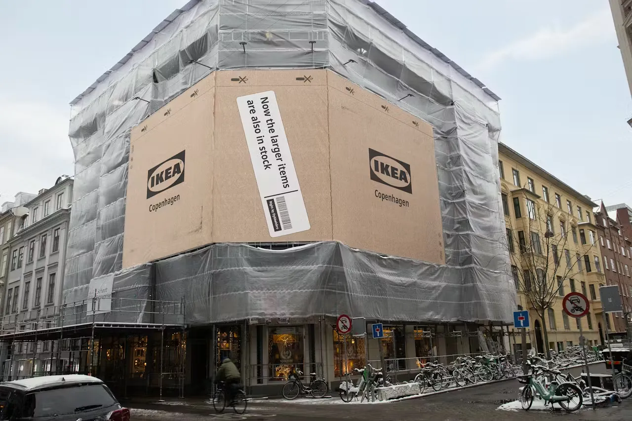이케아가 도시를 택배 박스로 뒤덮은 이유