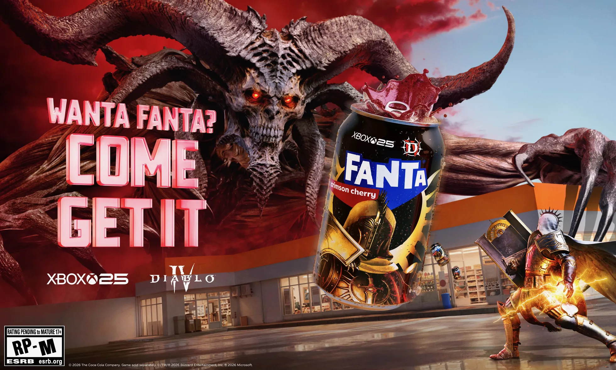 디아블로의 악마가 내 환타를 훔쳐갔다? Xbox x 환타(Fanta) 글로벌 콜라보 출시!